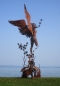 Preview: Garden sculpture Syrinx rusty iron